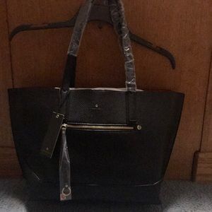 Black travanti purse new in wrap